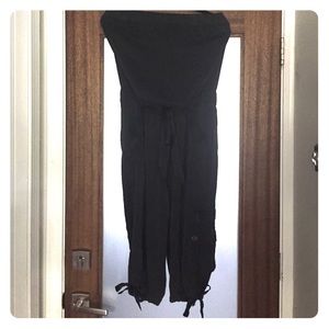 Bando style crop jumpsuit