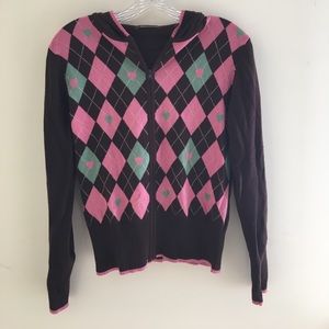 525 America knit hoodie zip-up!