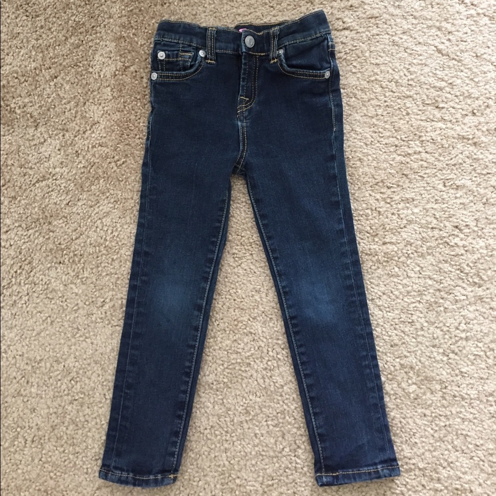 7 for all mankind "the skinny" jeans