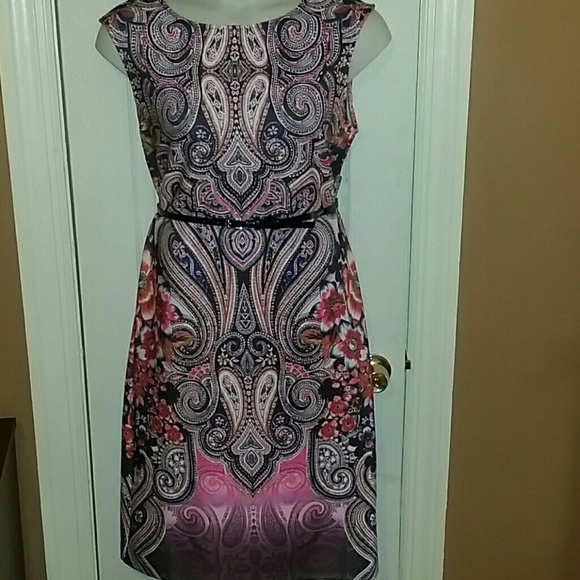 New York & Co Paisley Dress - Picture 2 of 8