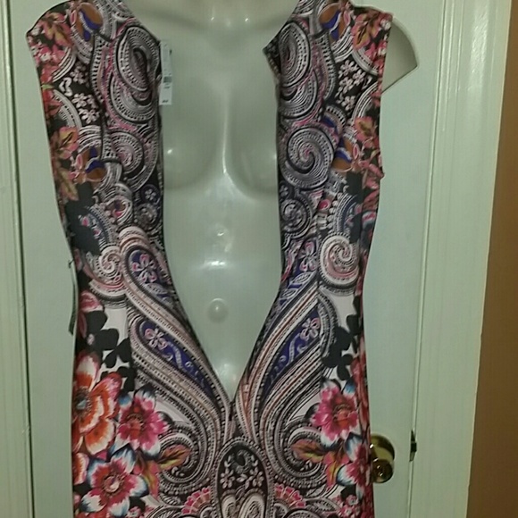 New York & Co Paisley Dress - Picture 7 of 8