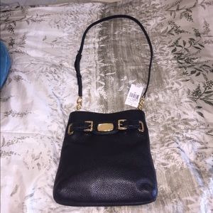 Michael Kors Cross body purse , Black Leather