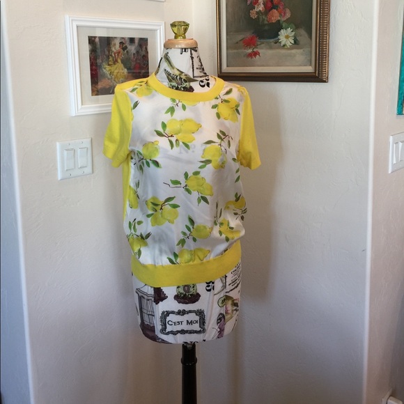 kate spade Tops - Kate Spade Lemon Top