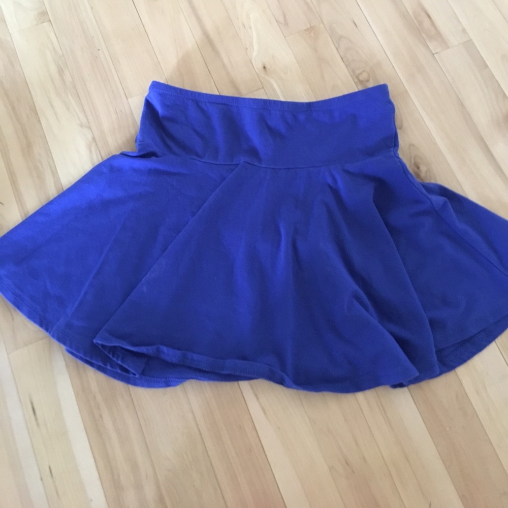 Navy blue skater skirt