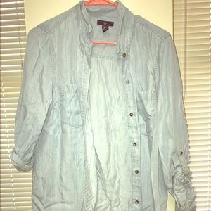Gap light denim jacket/blouse