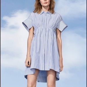 VBxTarget Women's Blue Stripe Poplin Dress 💙