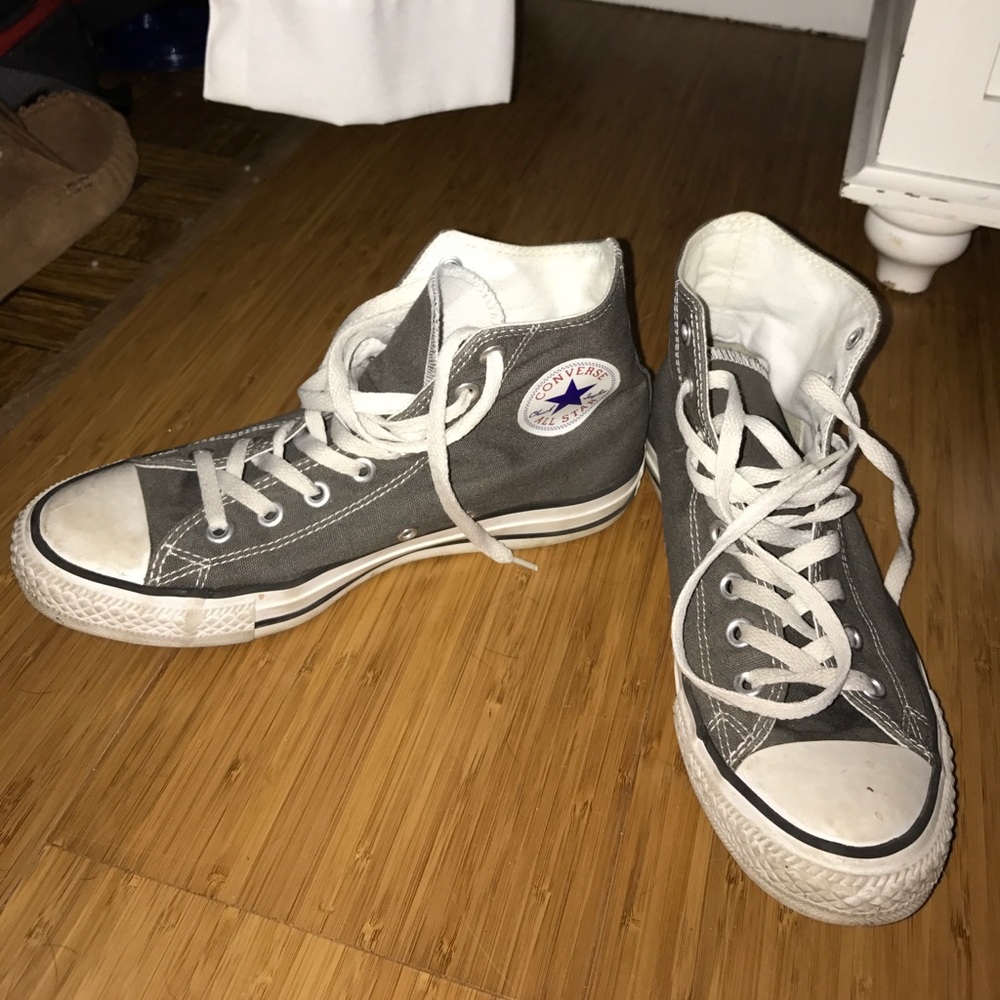 Grey original canvas converse