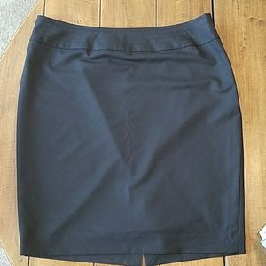 Black Workwear pencil skirt