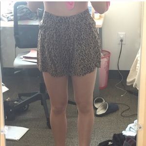 Cheetah shorts free people
