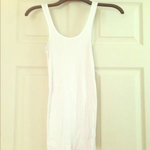 Ribbed White Tanktop size S