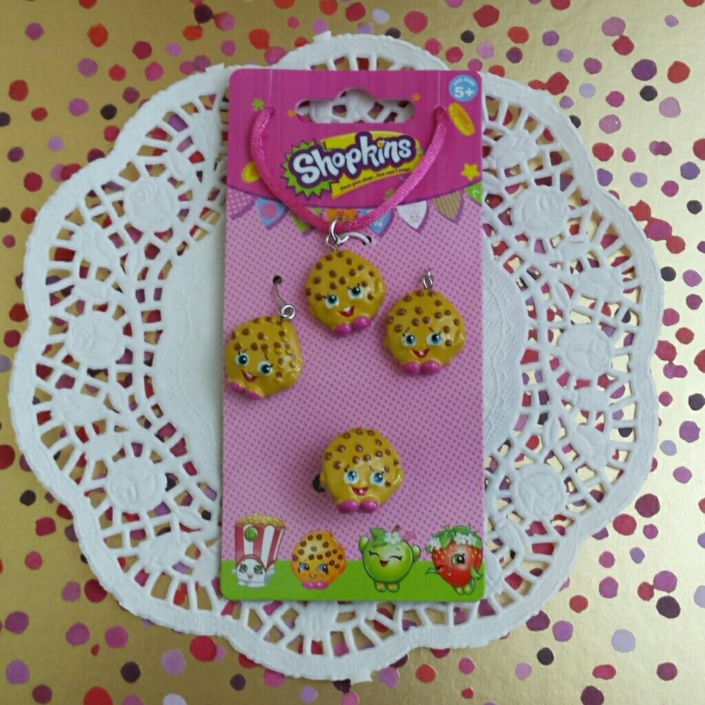 Shopkins Childrens 3-piece Jewelry Set Age5 and up