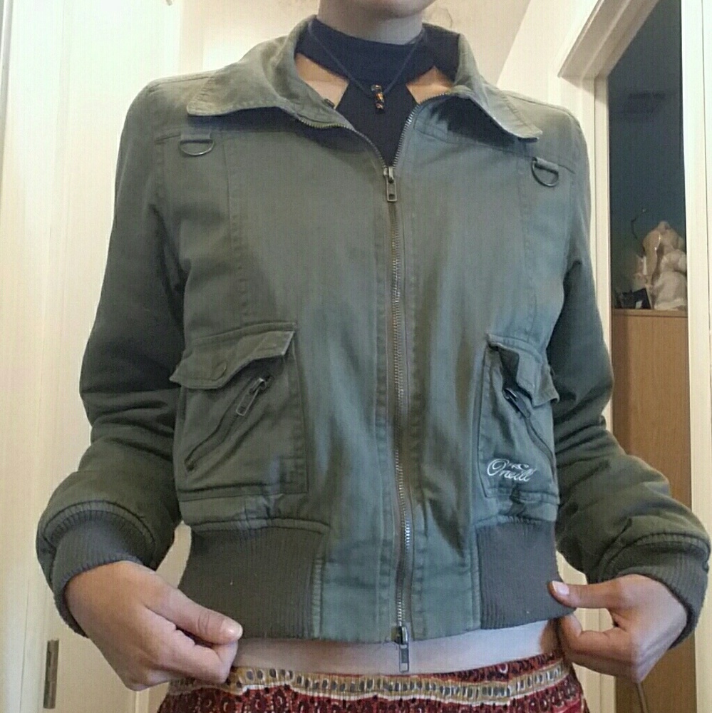SOLD Green Olive Pilot Jacket