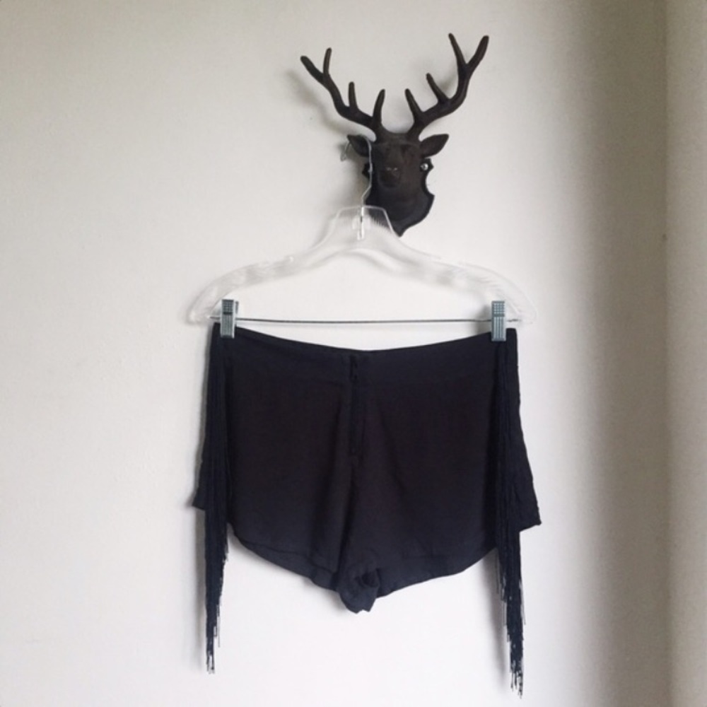 Cleobella Fringe Shorts