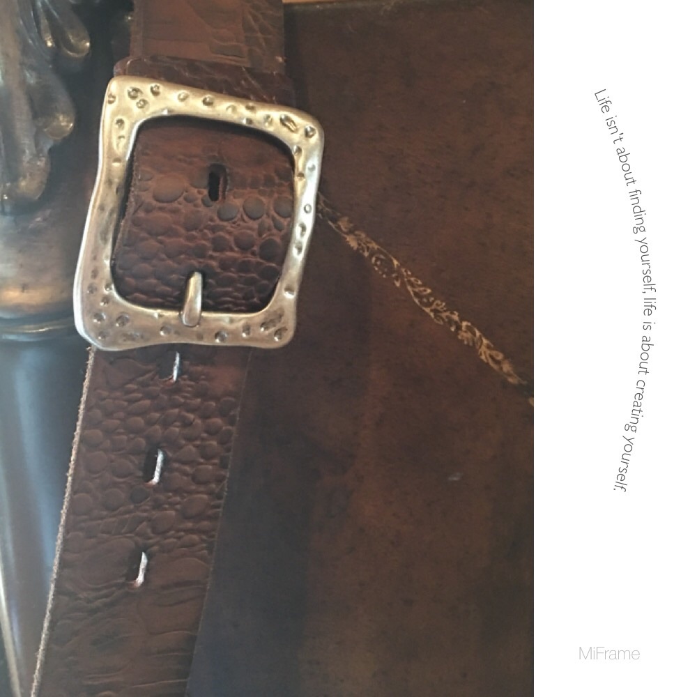 NWOT cool real leather belt..waist size 30