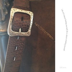 NWOT cool real leather belt..waist size 30