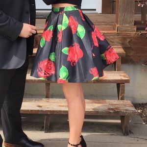 Prom dress 2 piece short