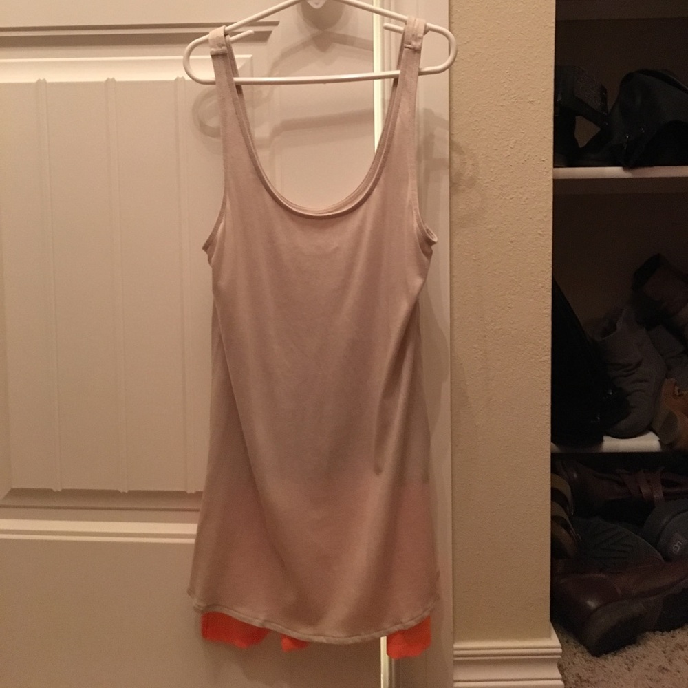 Express tunic color block tank