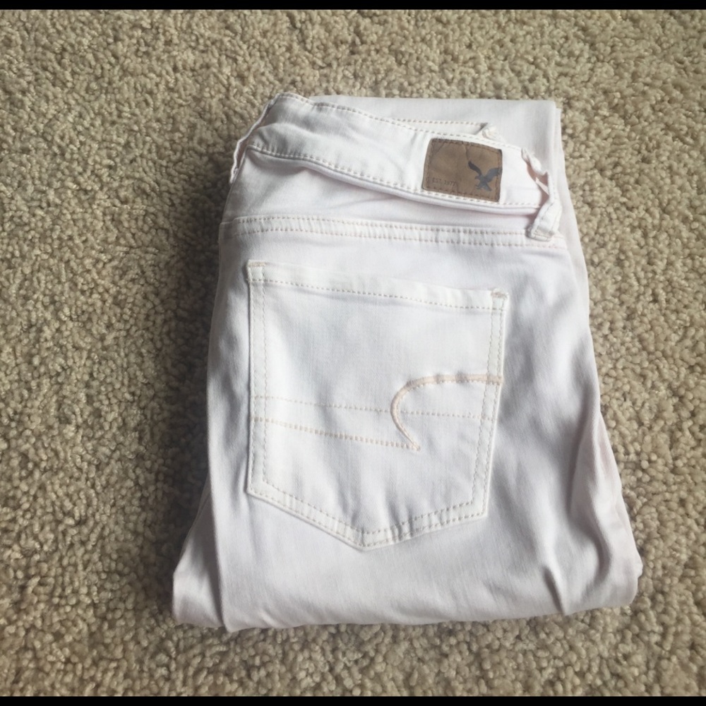 American Eagle Pink Skinny leg jeggings