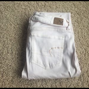 American Eagle Pink Skinny leg jeggings