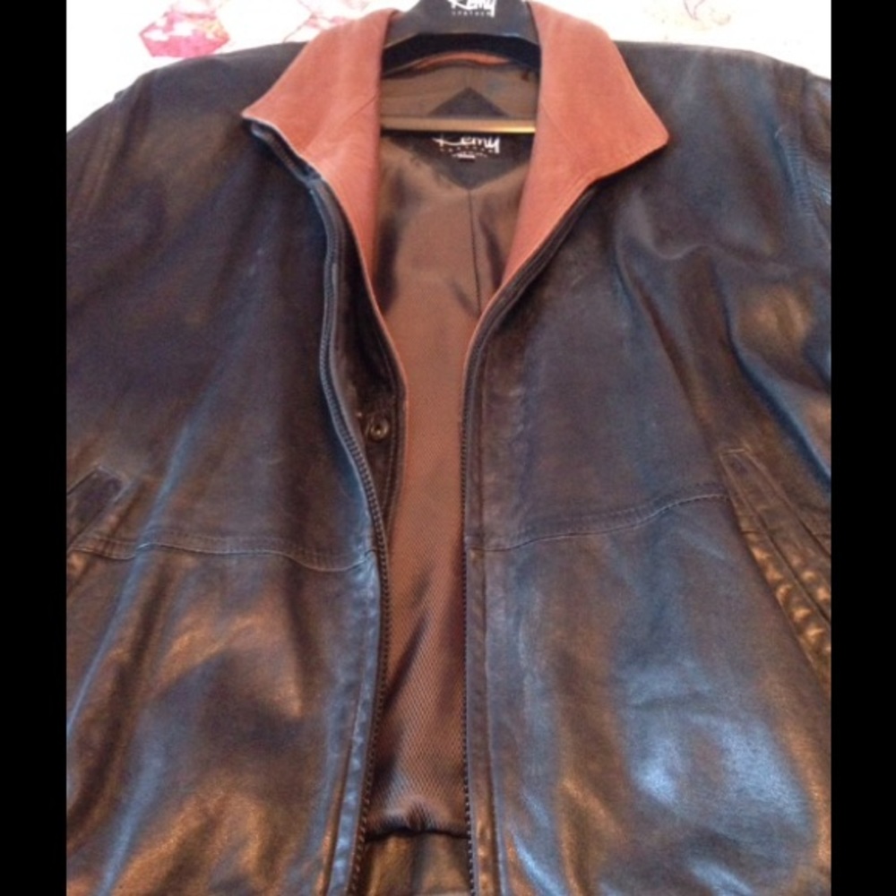 Leather jacket
