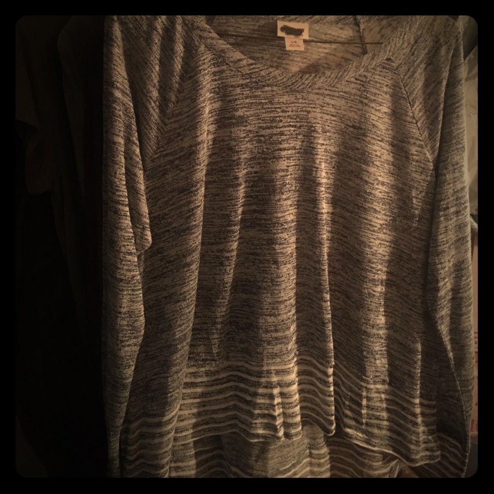 Gray lightweight sweater