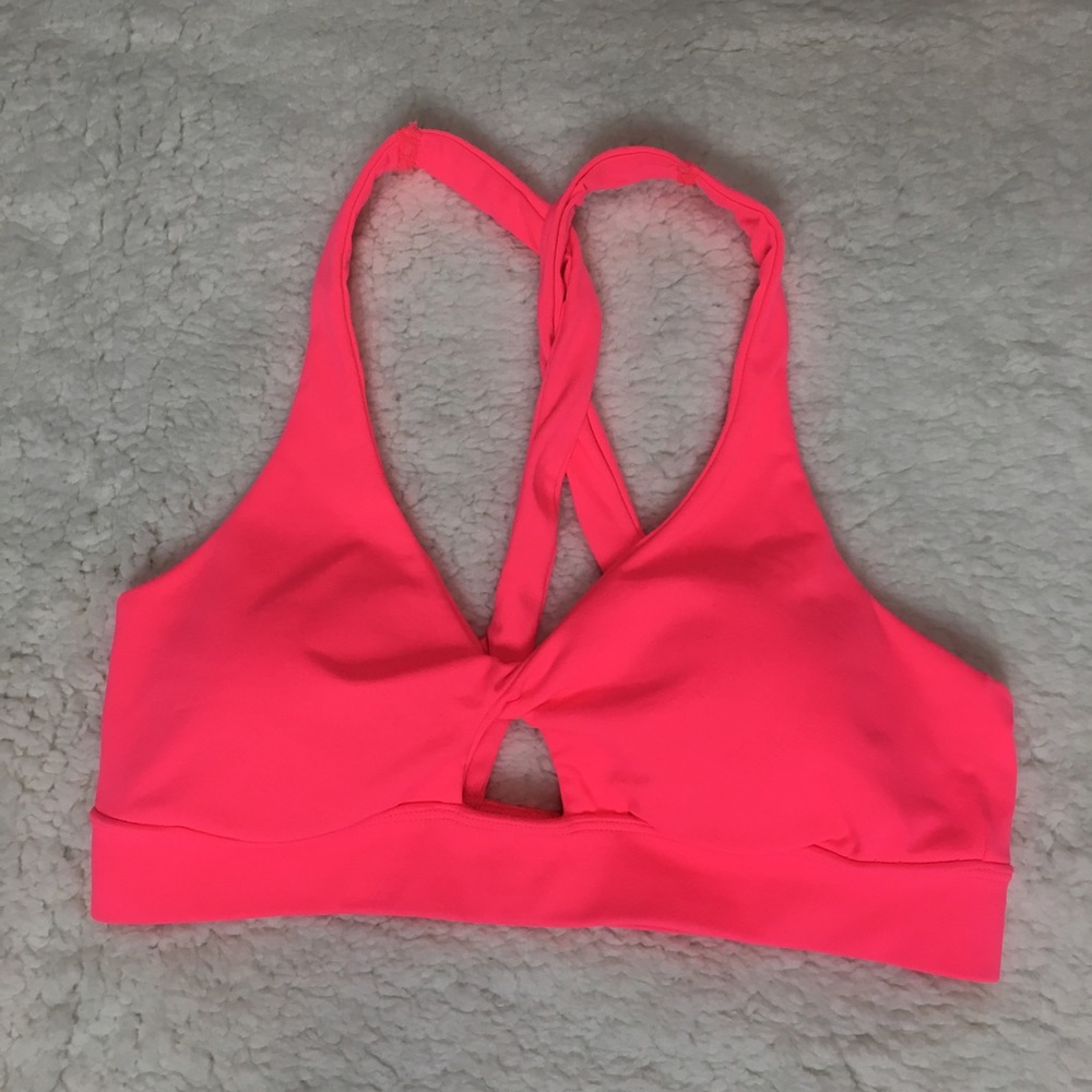 Aerie Pink Twist Bralette