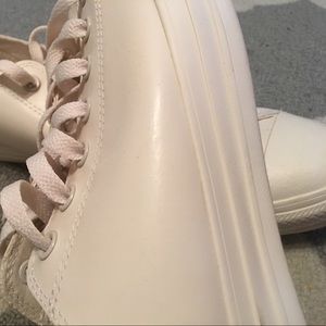 Men's new rubber off white converse