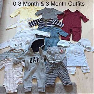 0-3 Month Outfits.