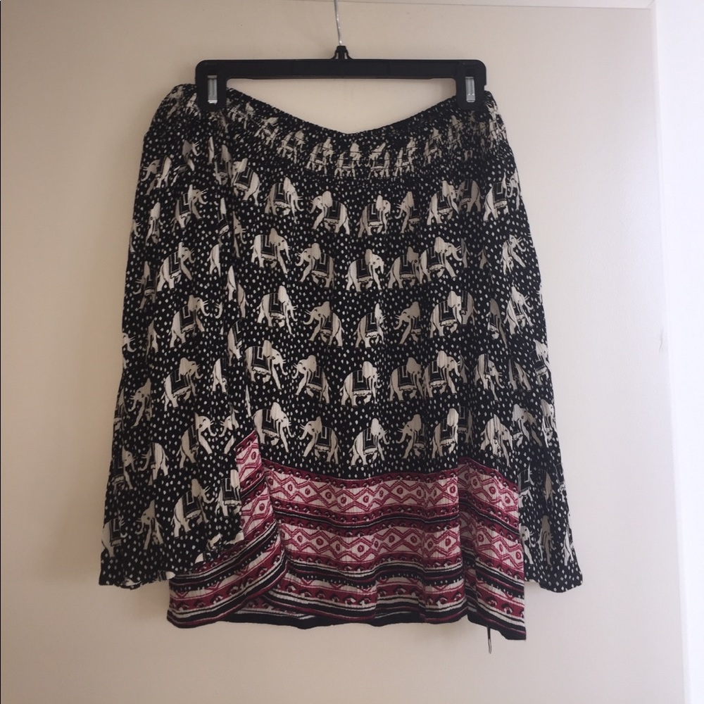 Off the shoulder elephant top