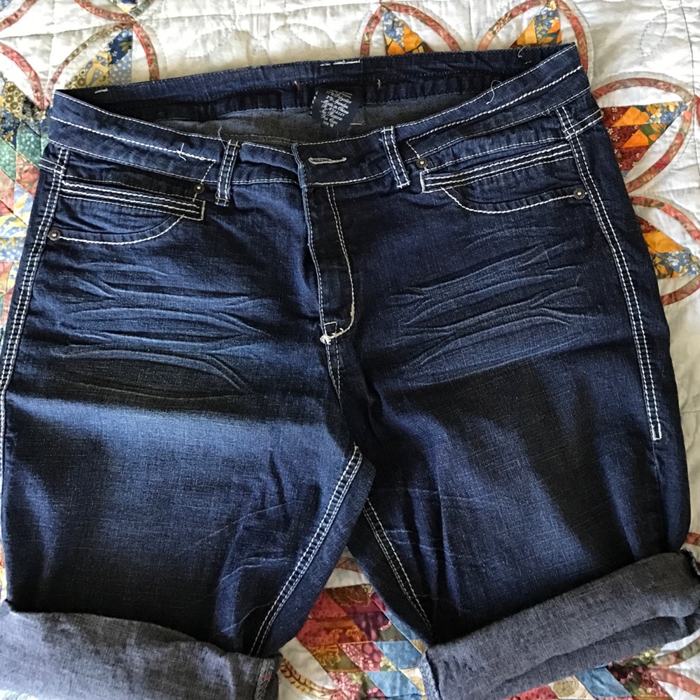Denim shorts