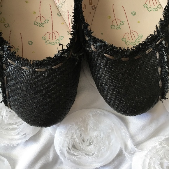 All Black NWT Flats Size 37 EU=6.5 US - Picture 3 of 4