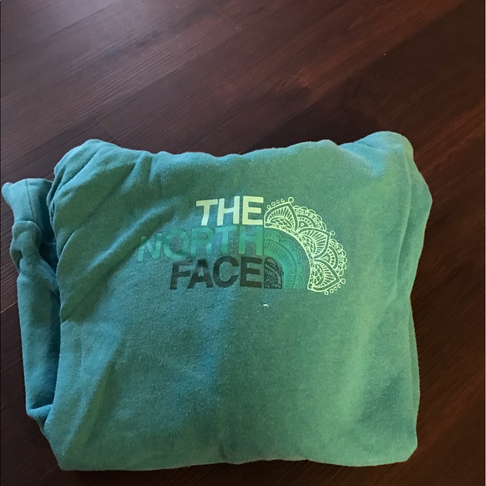 The North Face hooded sweatshirt