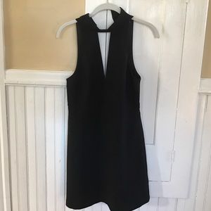 A black cocktail dress.