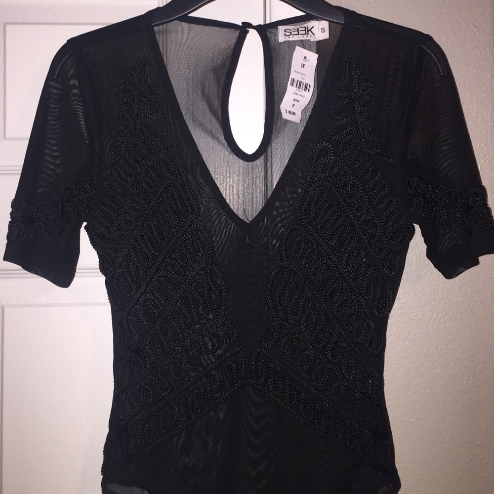 NWT Black LF bodysuit size Small