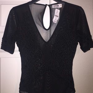 NWT Black LF bodysuit size Small