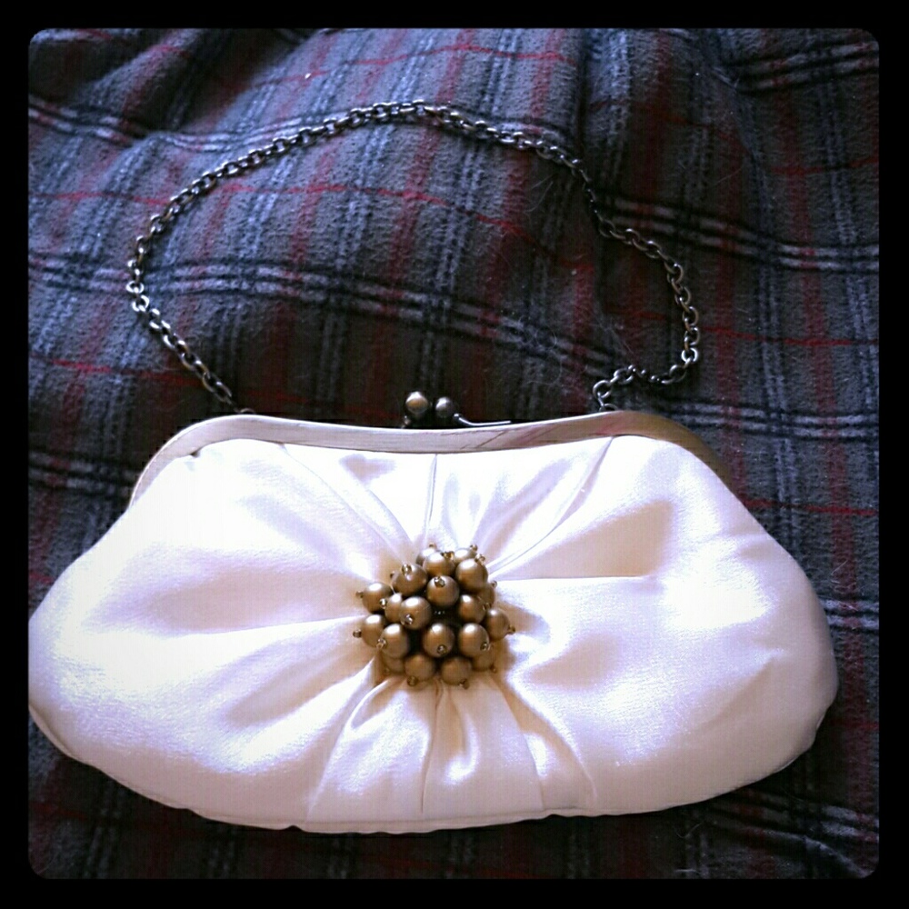 White purse