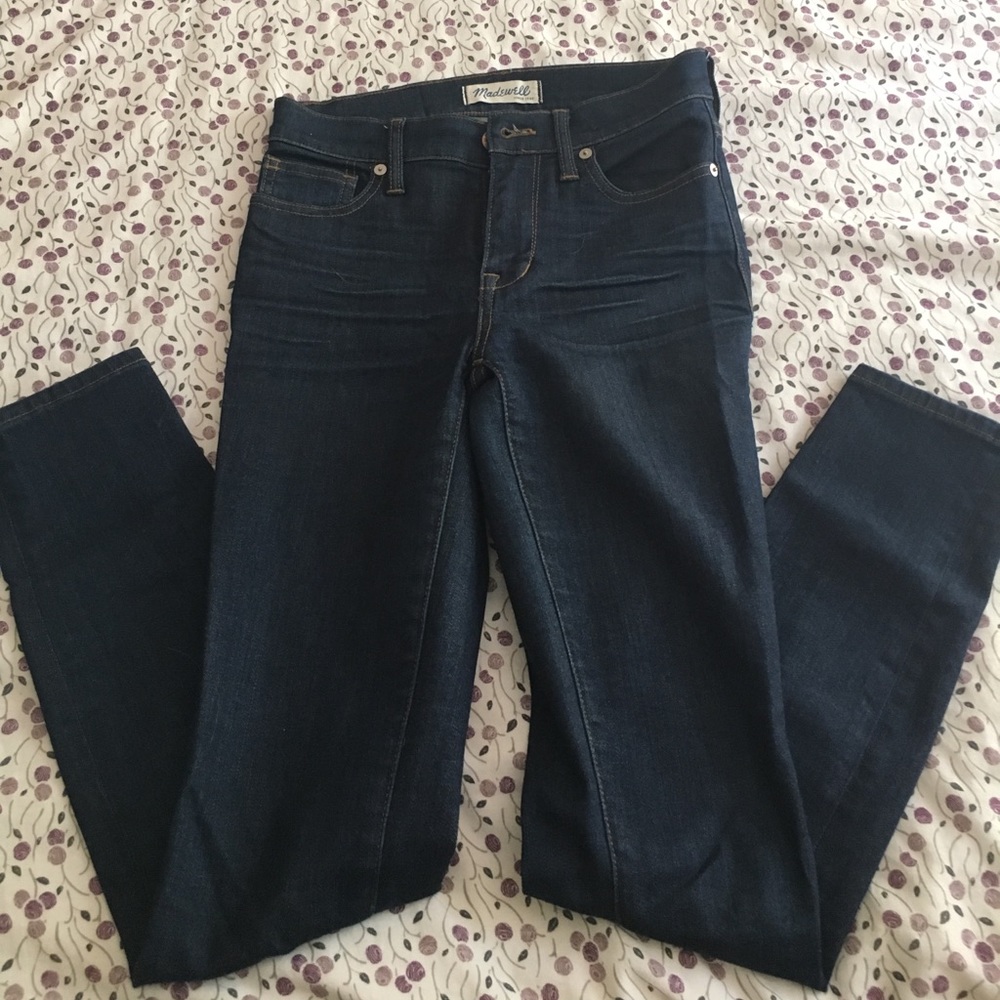 Madewell High Riser Skinny Davis Wash