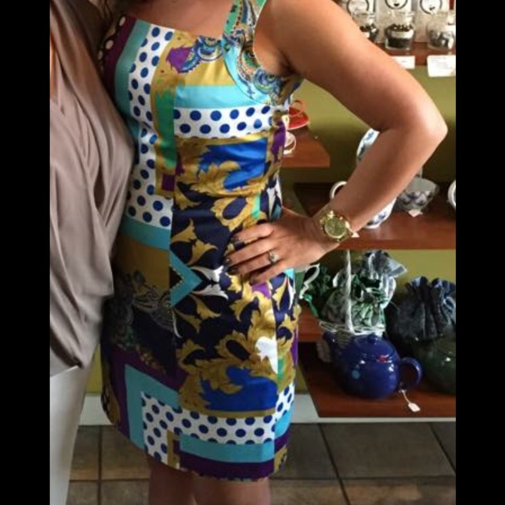 Gorgeous multi print dress