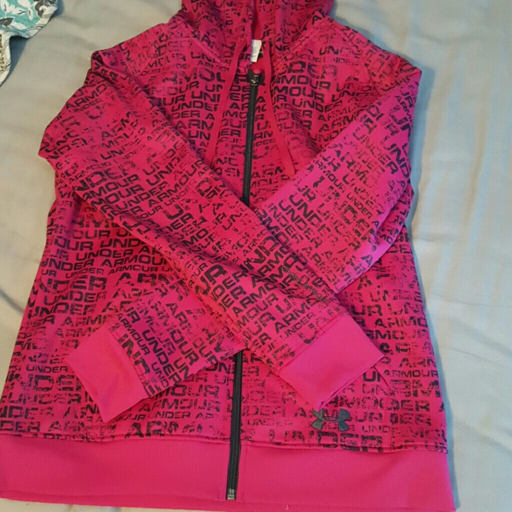 Under armour zip up hoodie