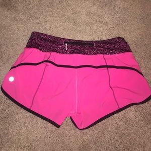 BRAND NEW Lulu Lemon Speed shorts (reflective)