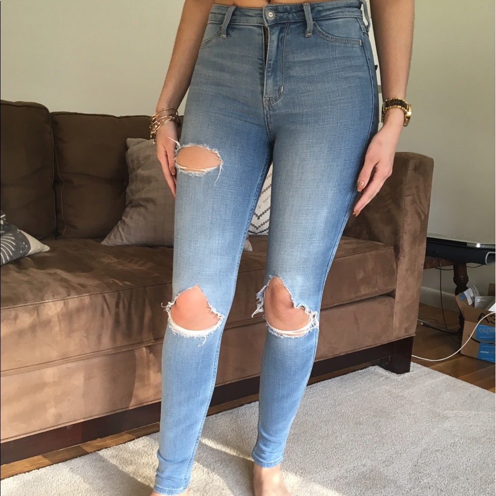 Hollister high rise jeggings