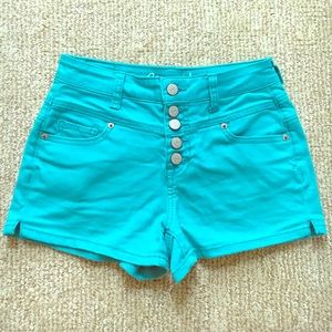 Highriseshorty Aeropostale jeanshorts in aqua blue