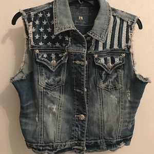 Miss Me Denim Vest