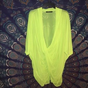 SHEER swimsuit cover up  OR blouse