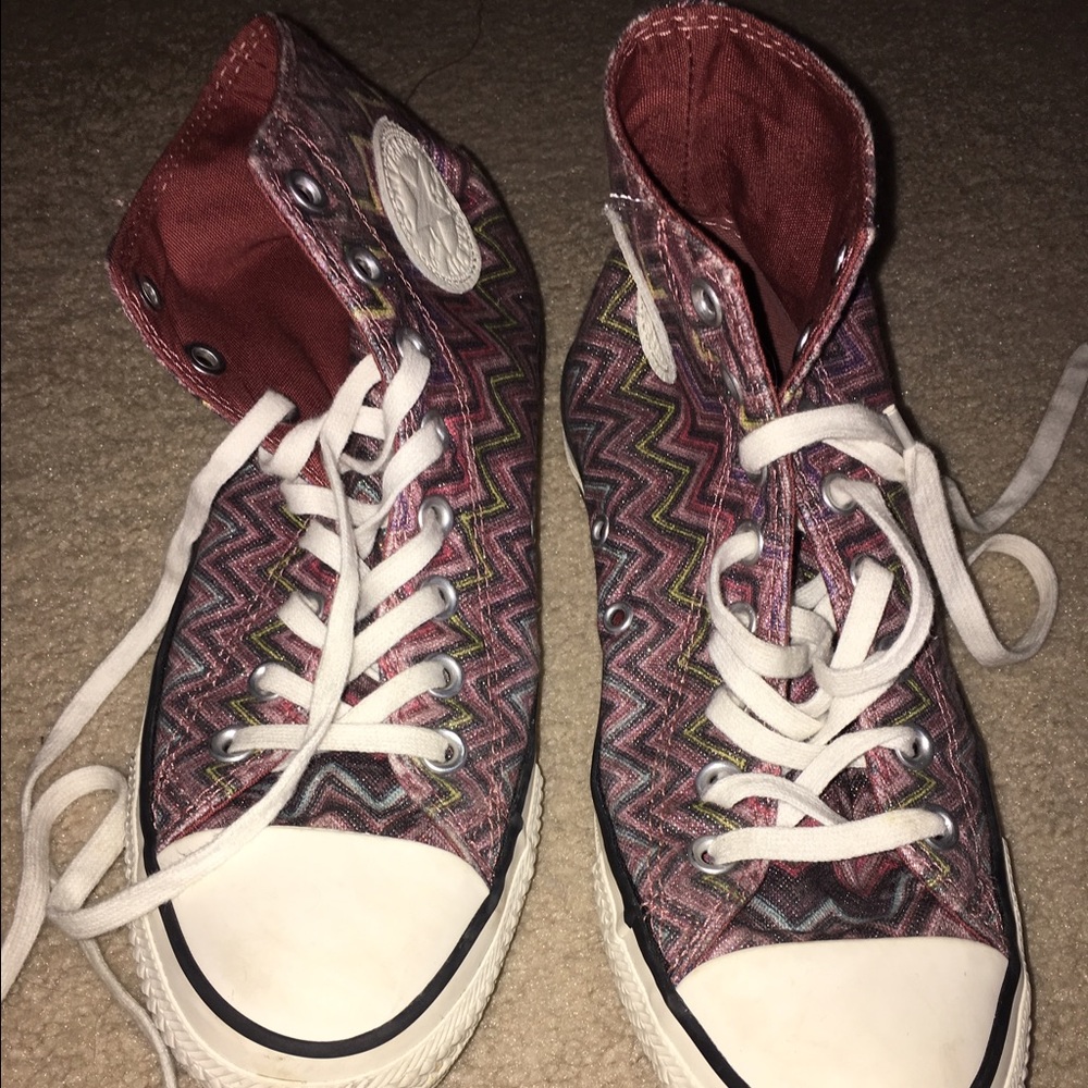 Chevron all star hightop converse