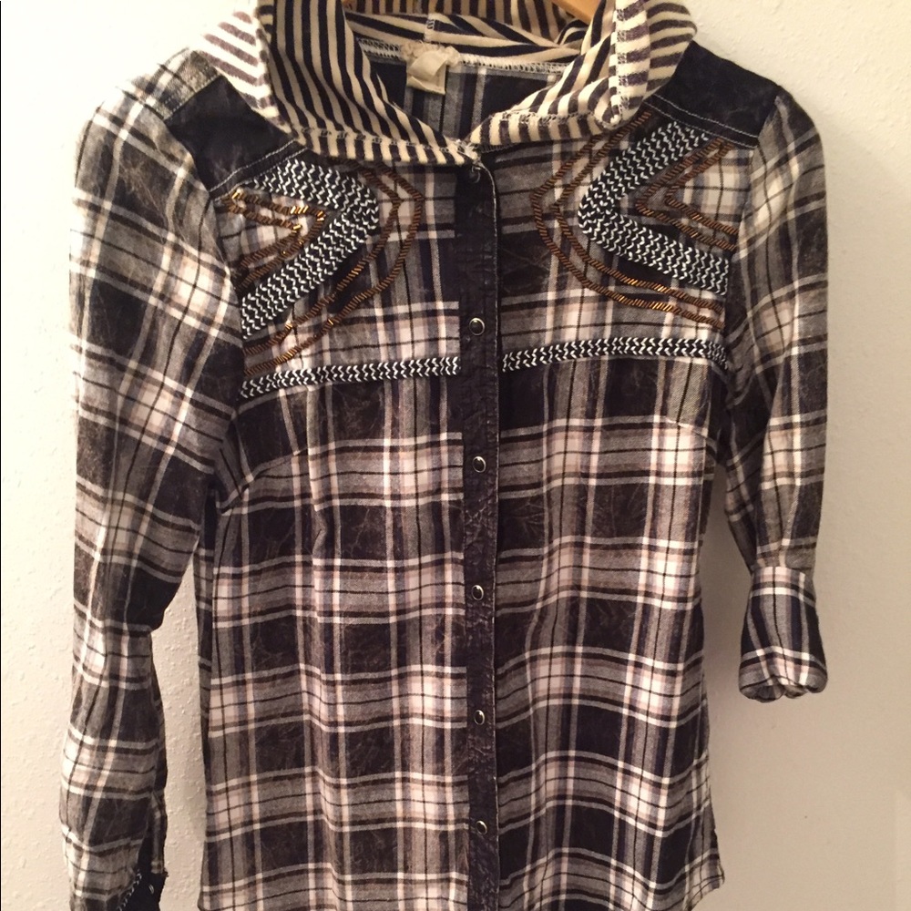 Gimmicks Button Down Top