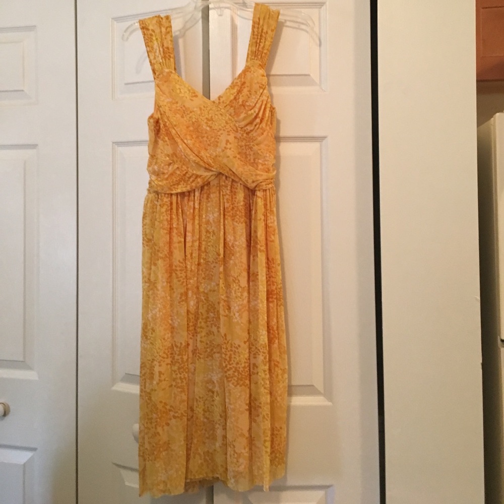Yellow spring dress