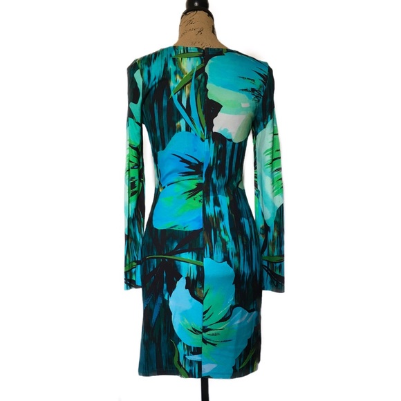MATTHEW WILLIAMSON Tropical Print Midi Dress - Picture 3 of 5