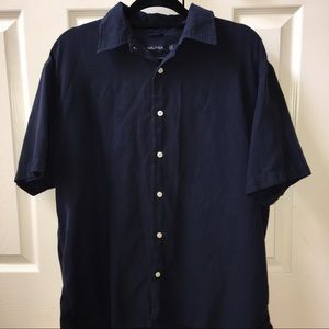 ⚓️Men's Nautica Short-Sleeved Button Down⚓️
