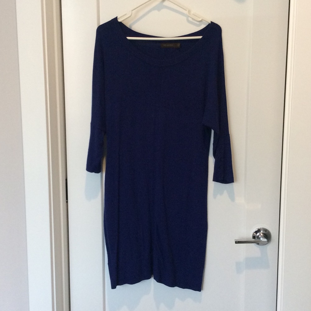 Navy lightweight sweater dress